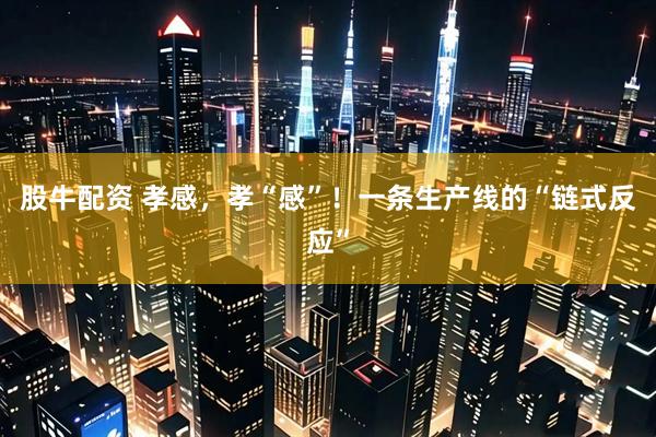股牛配资 孝感，孝“感”！一条生产线的“链式反应”